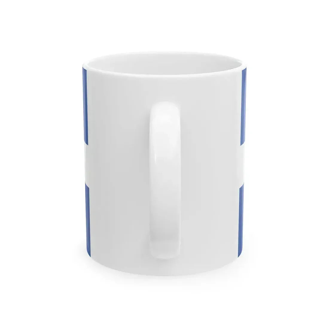 Personal flag of Queen Frederica of Greece (Greece) White Coffee Mug - Go Mug Yourself