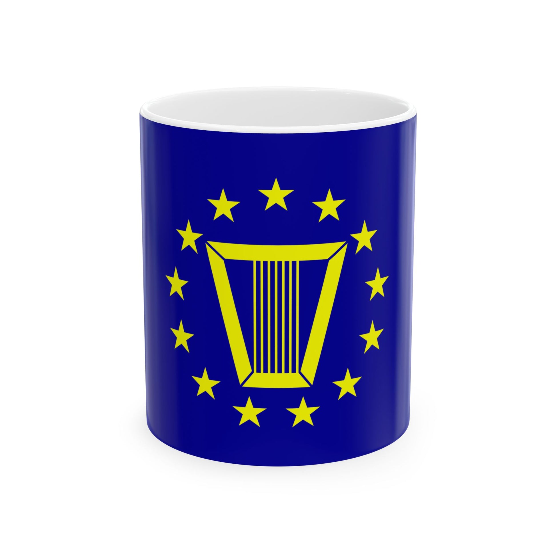 Personal flag of the deputies and assistants of the Inspector General for the U.S. Department of Defense (United States) White Coffee Mug-11oz-Go Mug Yourself