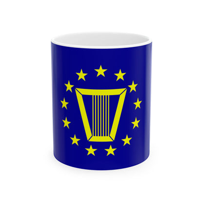 Personal flag of the deputies and assistants of the Inspector General for the U.S. Department of Defense (United States) White Coffee Mug-11oz-Go Mug Yourself