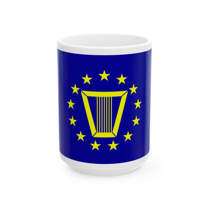 Personal flag of the deputies and assistants of the Inspector General for the U.S. Department of Defense (United States) White Coffee Mug-15oz-Go Mug Yourself