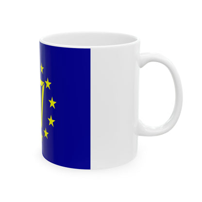 Personal flag of the deputies and assistants of the Inspector General for the U.S. Department of Defense (United States) White Coffee Mug-Go Mug Yourself