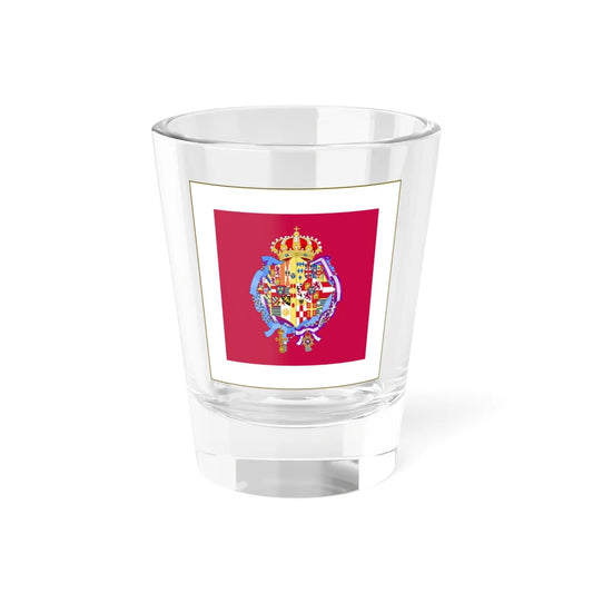 Personal Standard of Alicia of Parma as Infanta of Spain (Spain) Shot Glass 1.5oz 1.5oz - Go Mug Yourself