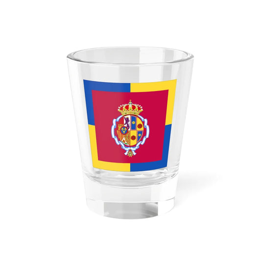 Personal Standard of Letizia Queen of Spain (Spain) Shot Glass 1.5oz 1.5oz - Go Mug Yourself