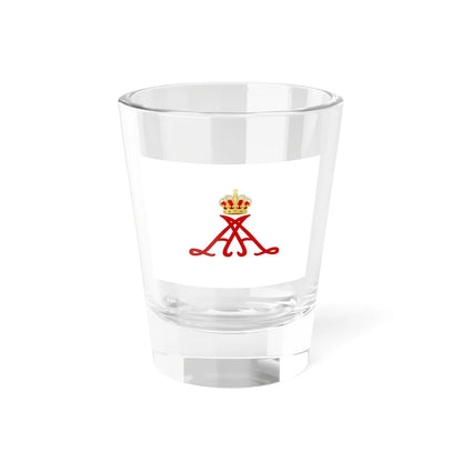 Personal standard of Prince Alberto II of Monaco (Monaco) Shot Glass 1.5oz 1.5oz - Go Mug Yourself