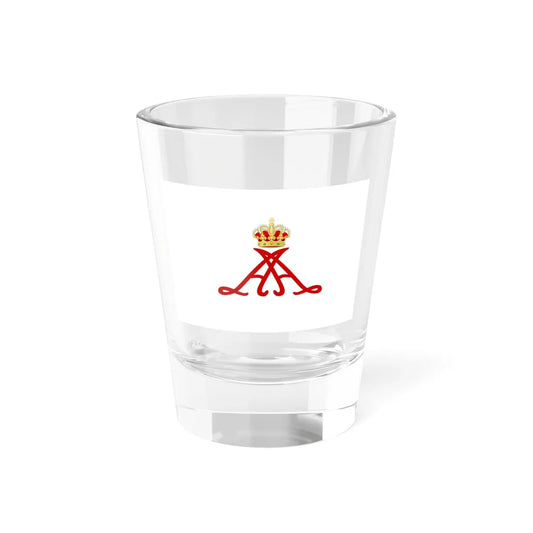 Personal standard of Prince Alberto II of Monaco (Monaco) Shot Glass 1.5oz 1.5oz - Go Mug Yourself