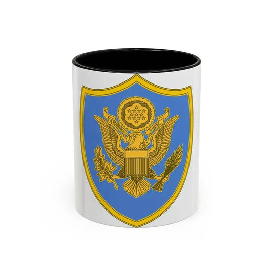 Personnel Assigned to DOD and Joint Activities 2 (U.S. Army) Accent Coffee Mug 11oz Black - Go Mug Yourself