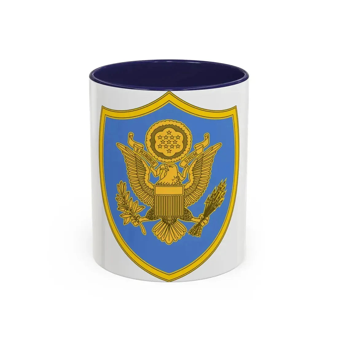 Personnel Assigned to DOD and Joint Activities 2 (U.S. Army) Accent Coffee Mug 11oz Navy - Go Mug Yourself
