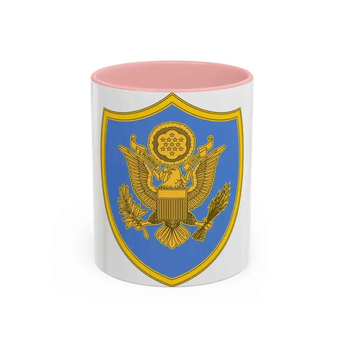 Personnel Assigned to DOD and Joint Activities 2 (U.S. Army) Accent Coffee Mug 11oz Pink - Go Mug Yourself