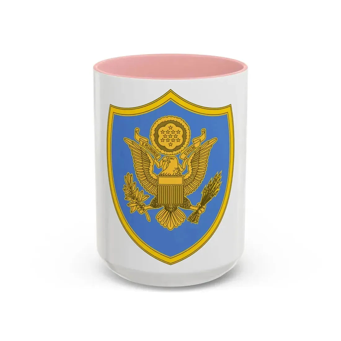 Personnel Assigned to DOD and Joint Activities 2 (U.S. Army) Accent Coffee Mug 15oz Pink - Go Mug Yourself
