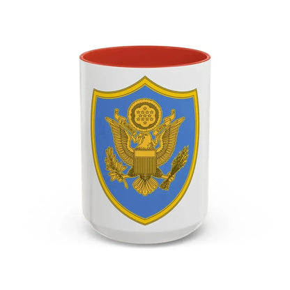 Personnel Assigned to DOD and Joint Activities 2 (U.S. Army) Accent Coffee Mug 15oz Red - Go Mug Yourself