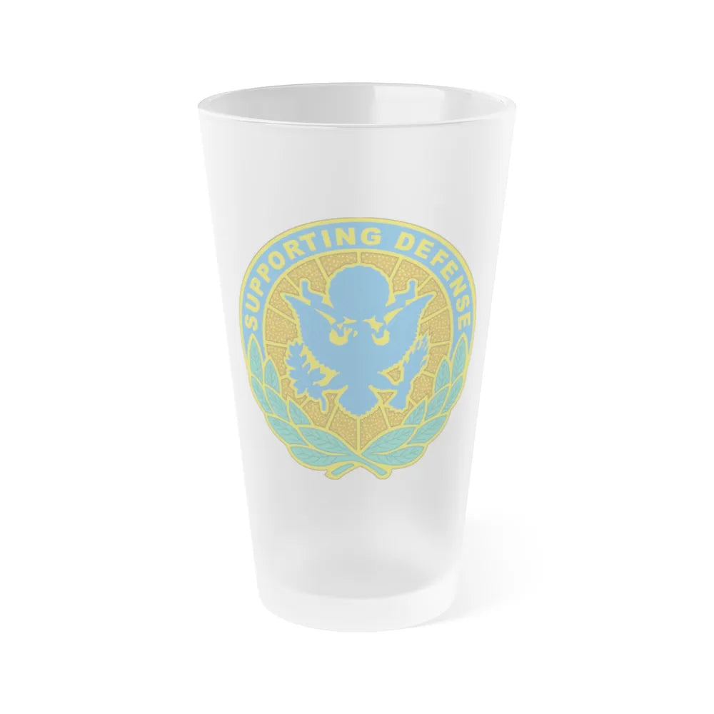 Personnel Assigned to DOD and Joint Activities (U.S. Army) Frosted Pint Glass 16oz-Go Mug Yourself