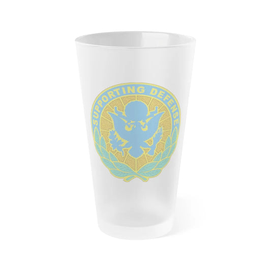 Personnel Assigned to DOD and Joint Activities (U.S. Army) Frosted Pint Glass 16oz-Go Mug Yourself