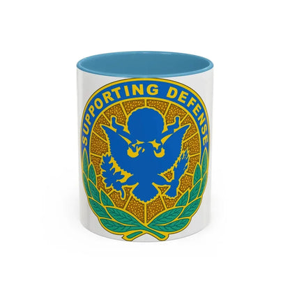 Personnel Assigned to DOD and Joint Activities (U.S. Army) Accent Coffee Mug 11oz Light Blue - Go Mug Yourself