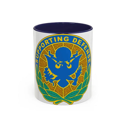Personnel Assigned to DOD and Joint Activities (U.S. Army) Accent Coffee Mug 11oz Navy - Go Mug Yourself