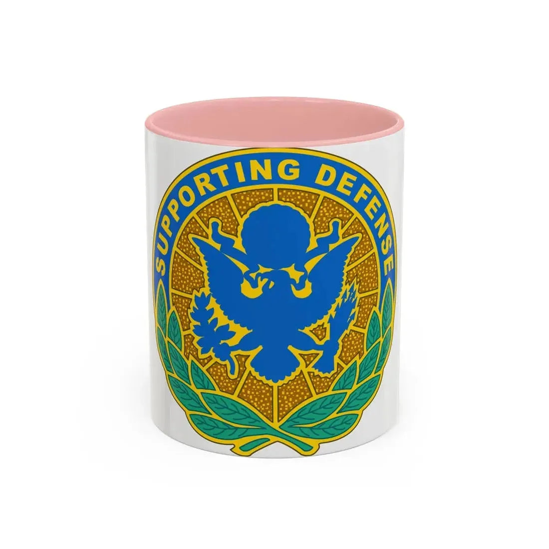 Personnel Assigned to DOD and Joint Activities (U.S. Army) Accent Coffee Mug 11oz Pink - Go Mug Yourself