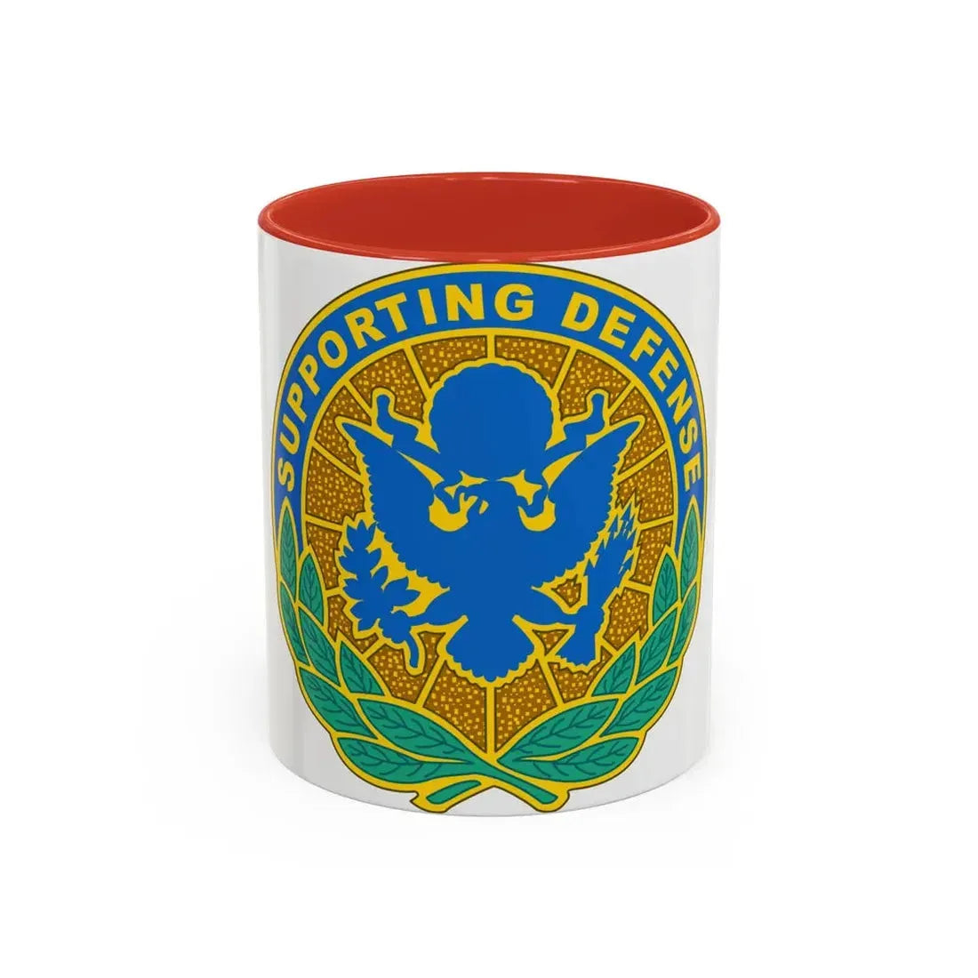 Personnel Assigned to DOD and Joint Activities (U.S. Army) Accent Coffee Mug 11oz Red - Go Mug Yourself