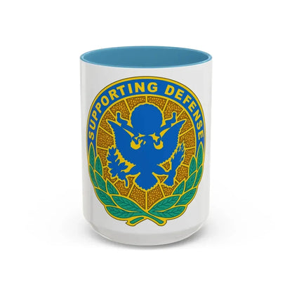 Personnel Assigned to DOD and Joint Activities (U.S. Army) Accent Coffee Mug 15oz Light Blue - Go Mug Yourself