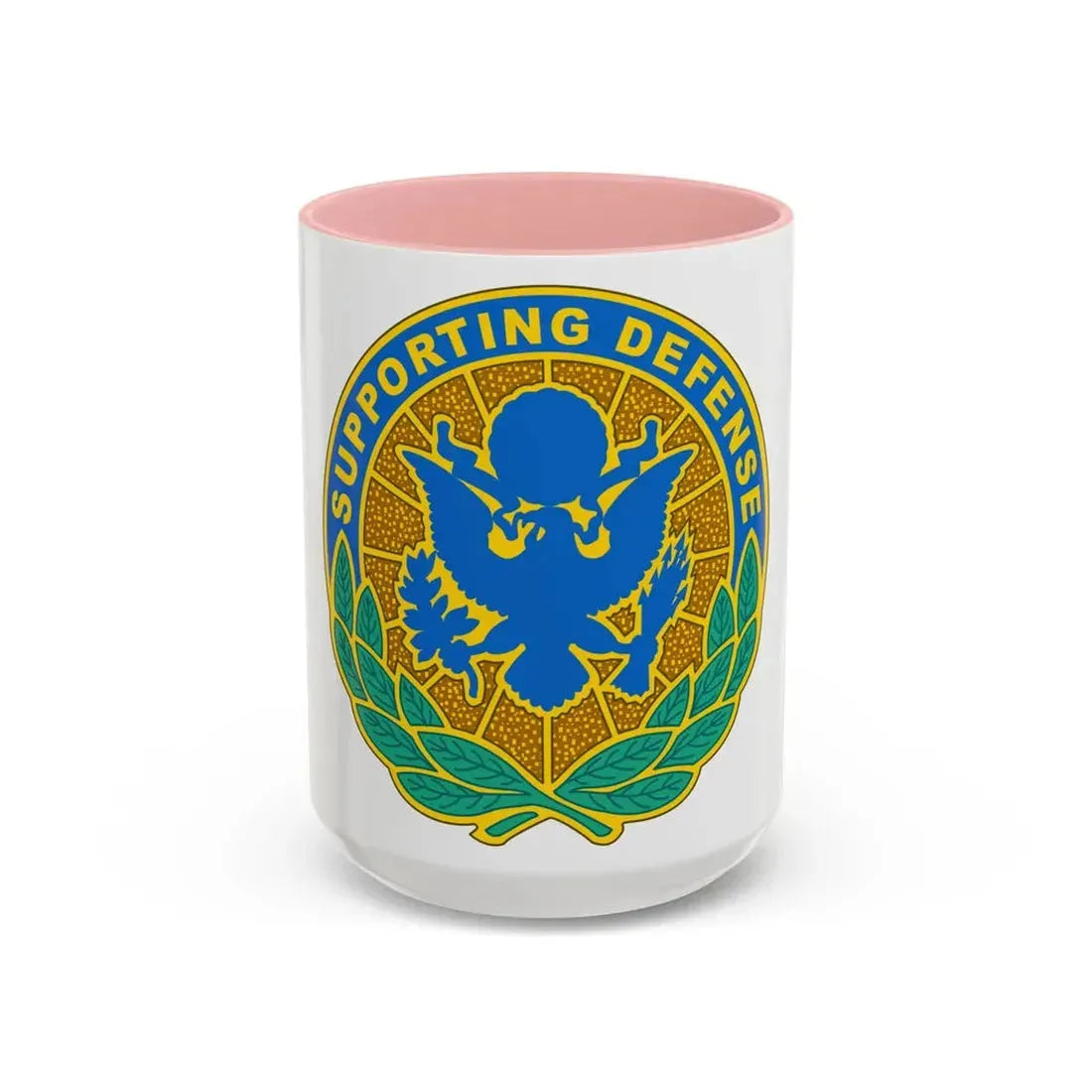 Personnel Assigned to DOD and Joint Activities (U.S. Army) Accent Coffee Mug 15oz Pink - Go Mug Yourself