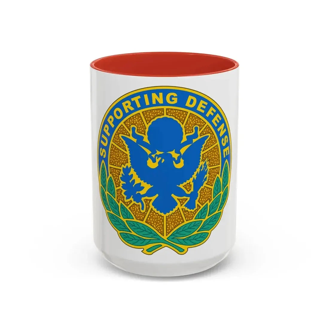 Personnel Assigned to DOD and Joint Activities (U.S. Army) Accent Coffee Mug 15oz Red - Go Mug Yourself