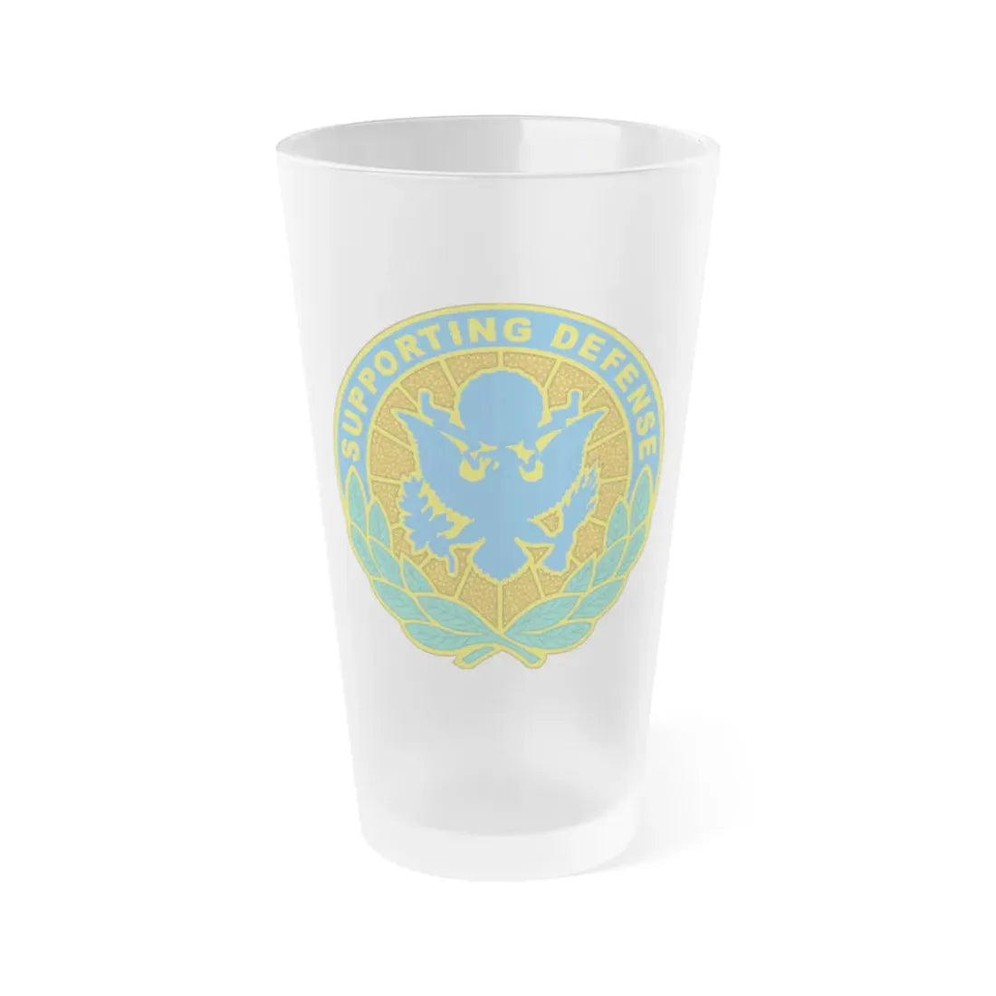 Personnel Assigned to DOD and Joint Activities (U.S. Army) Frosted Pint Glass 16oz Default Title - Go Mug Yourself