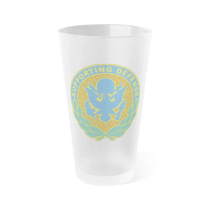 Personnel Assigned to DOD and Joint Activities (U.S. Army) Frosted Pint Glass 16oz Default Title - Go Mug Yourself