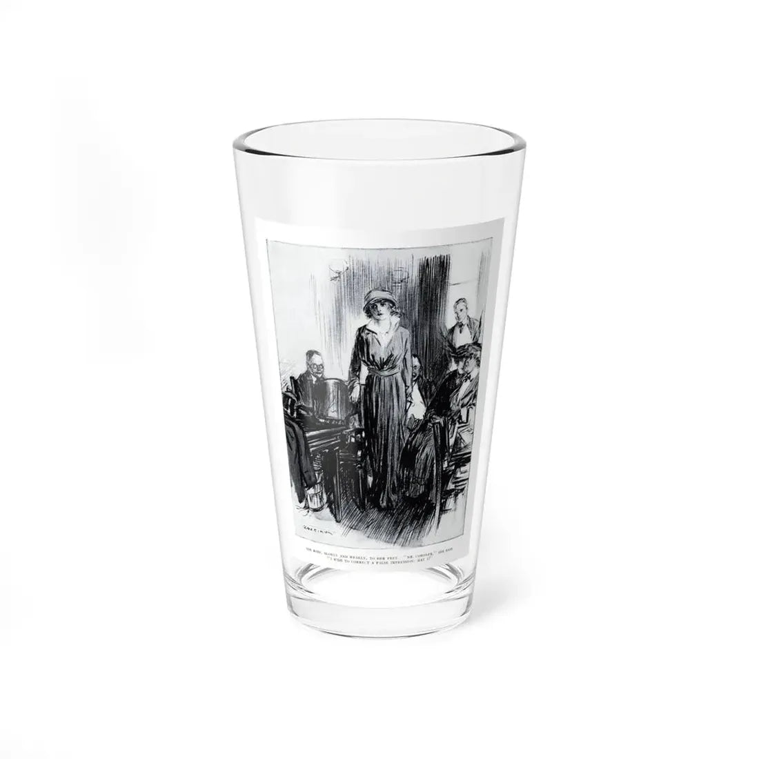 Persons Unknown (4), Everybody's Magazine, May 1914 (Magazine Illustration) Pint Glass 16oz 16oz - Go Mug Yourself