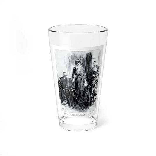 Persons Unknown (4), Everybody's Magazine, May 1914 (Magazine Illustration) Pint Glass 16oz 16oz - Go Mug Yourself