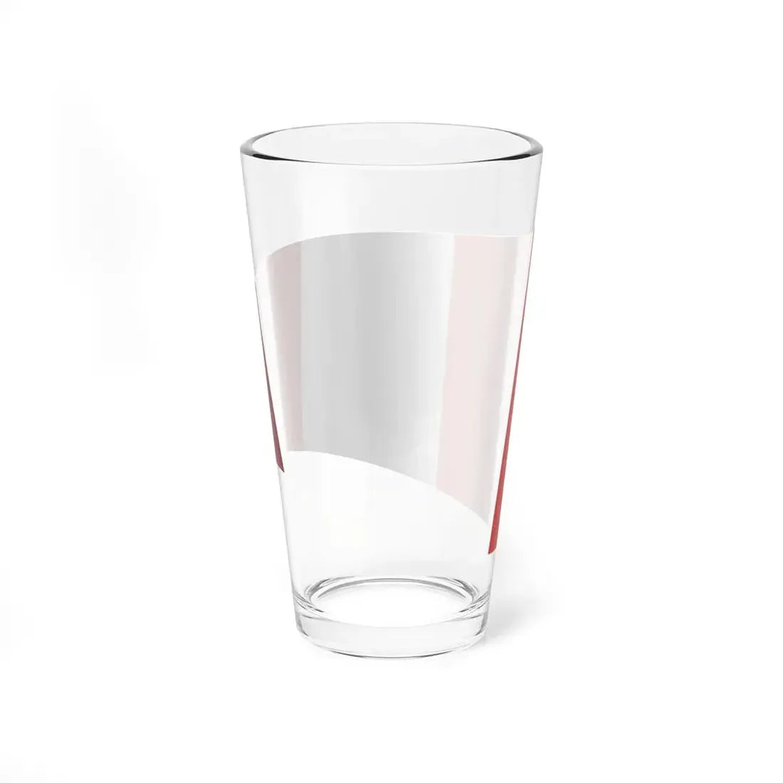 Peru Flag - iconic waving (Peru) Pint Glass 16oz - Go Mug Yourself