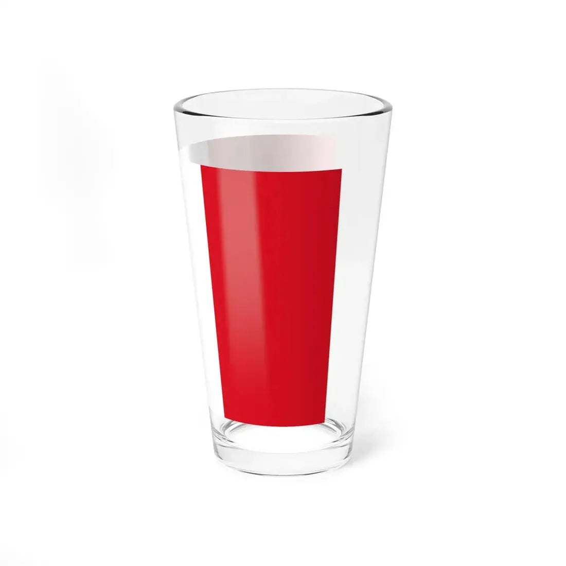 Peru flag remaster (Peru) Pint Glass 16oz - Go Mug Yourself