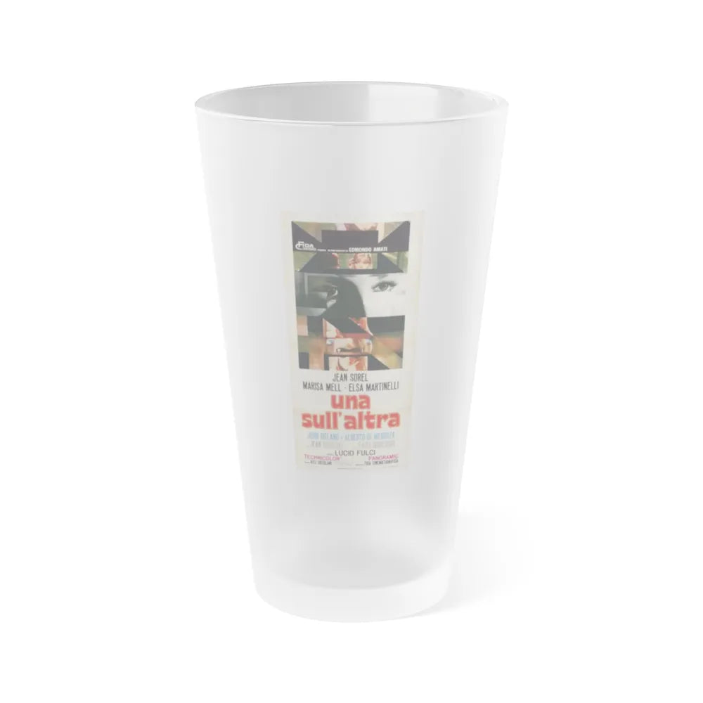 PERVERSION STORY 1969 Movie Poster - Frosted Pint Glass 16oz-16oz-Frosted-Go Mug Yourself