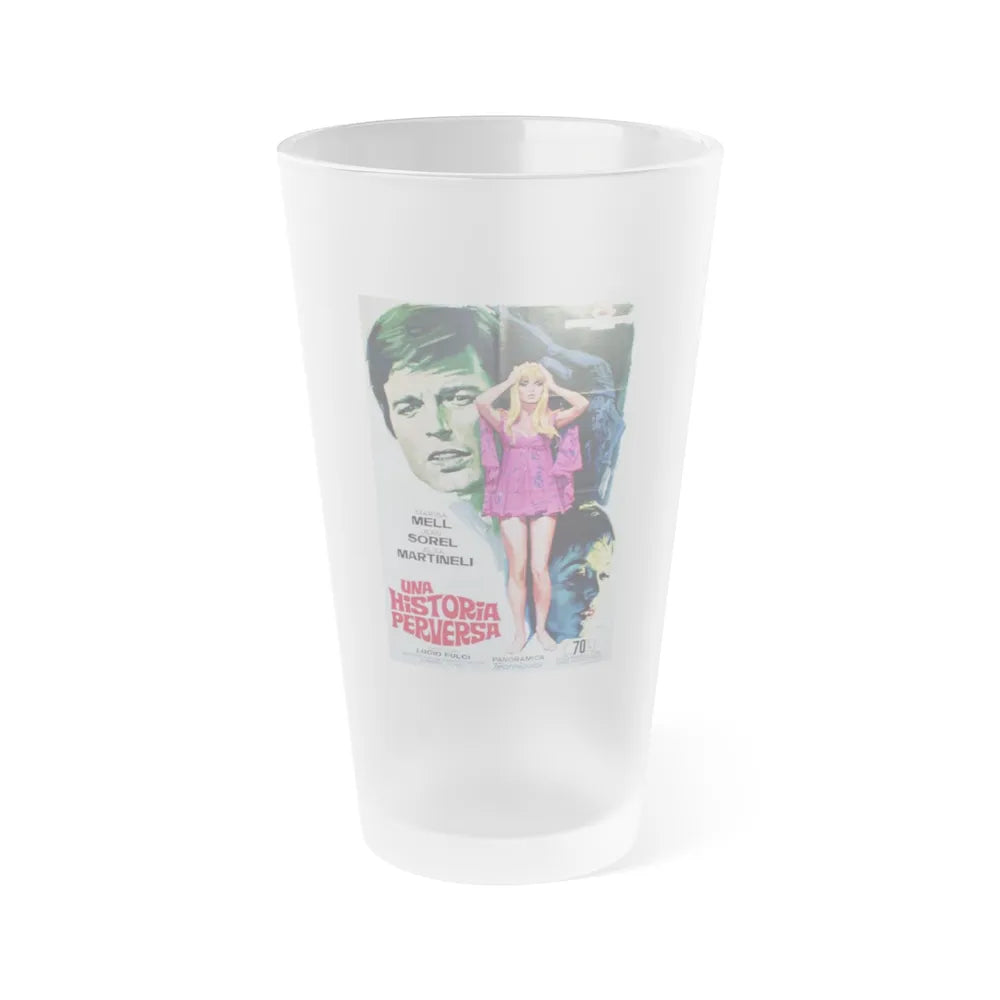 PERVERSION STORY (2) 1969 Movie Poster - Frosted Pint Glass 16oz-16oz-Frosted-Go Mug Yourself