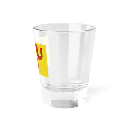 Perwijs vlag (Belgium) Shot Glass 1.5oz - Go Mug Yourself