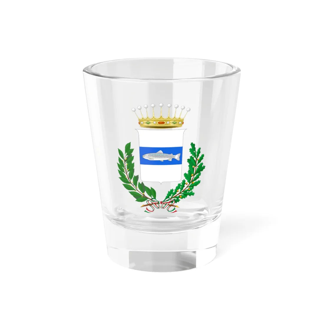 Pescaglia-Stemma (Italy) (Coat of Arms) Shot Glass 1.5oz 1.5oz - Go Mug Yourself