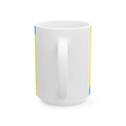 Peschiera Borromeo-Bandiera (Italy) White Coffee Mug - Go Mug Yourself
