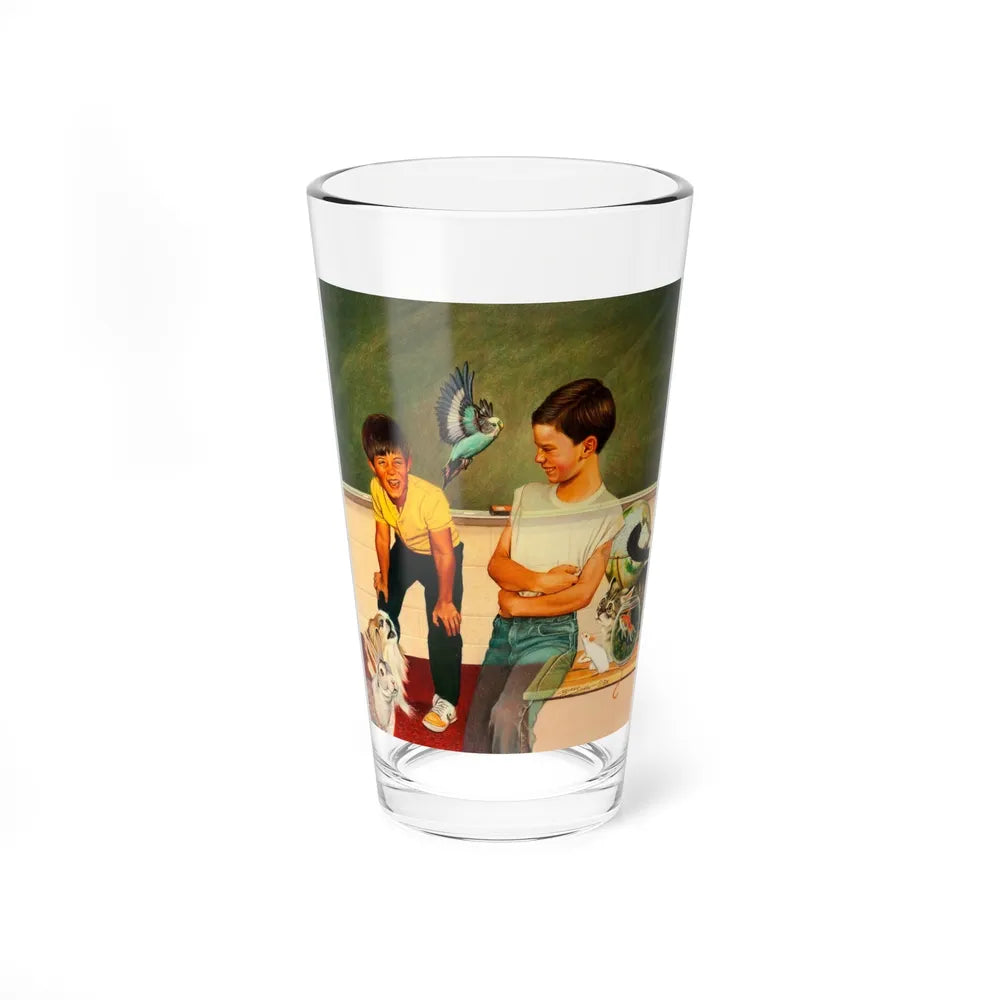 Pet Day Surprise, Paperback Book Cover (Ballantine Books, 1989) - Pint Glass 16oz-16oz-Go Mug Yourself