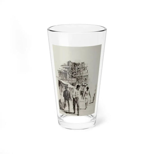 Pete's Bar (Magazine Illustration) Pint Glass 16oz 16oz - Go Mug Yourself