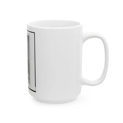 Peter Cappell, Union Officer In The 32nd Indiana Regiment, Full-Length Portrait, Standing, Facing Front (U.S. Civil War) White Coffee Mug - Go Mug Yourself