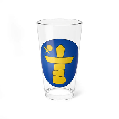Peter Irniq Arms (Canada) (Coat of Arms) Pint Glass 16oz 16oz - Go Mug Yourself