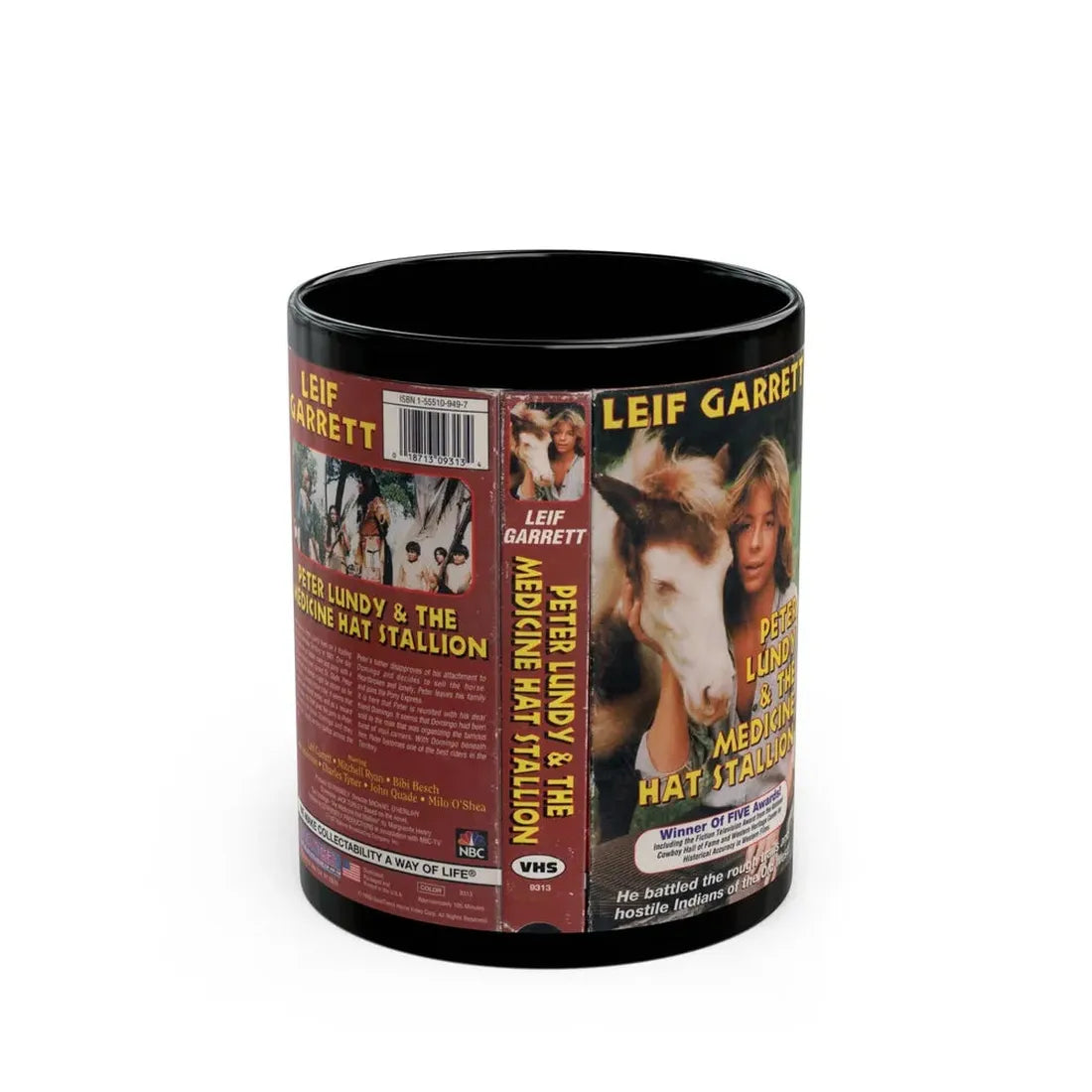 PETER LUNDY AND THE MEDICINE HAT STALLION (VHS COVER) - Black Coffee Mug 11oz - Go Mug Yourself