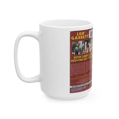PETER LUNDY AND THE MEDICINE HAT STALLION (VHS COVER) - White Coffee Mug - Go Mug Yourself