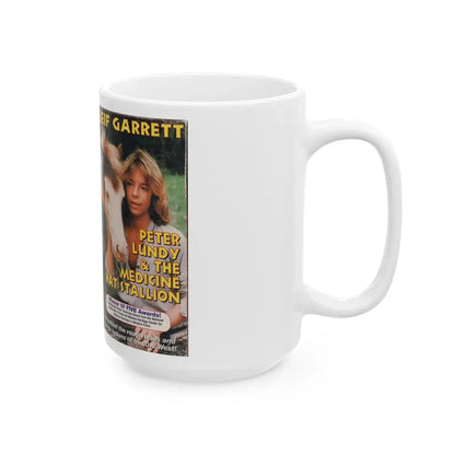 PETER LUNDY AND THE MEDICINE HAT STALLION (VHS COVER) - White Coffee Mug - Go Mug Yourself