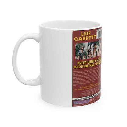 PETER LUNDY AND THE MEDICINE HAT STALLION (VHS COVER) - White Coffee Mug-Go Mug Yourself