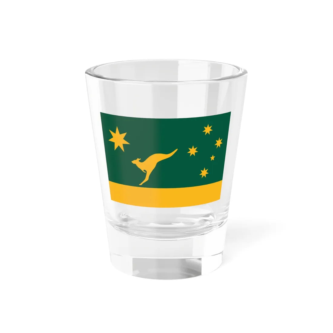 Peter Markwicks Proposal 2000 Australian Flag Proposal (Australia) Shot Glass 1.5oz 1.5oz - Go Mug Yourself