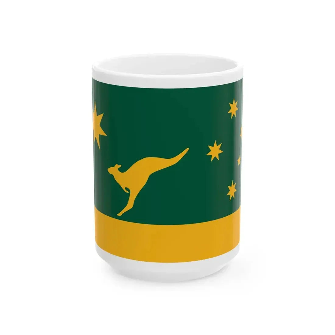 Peter Markwicks Proposal 2000 Australian Flag Proposal (Australia) White Coffee Mug 15oz - Go Mug Yourself