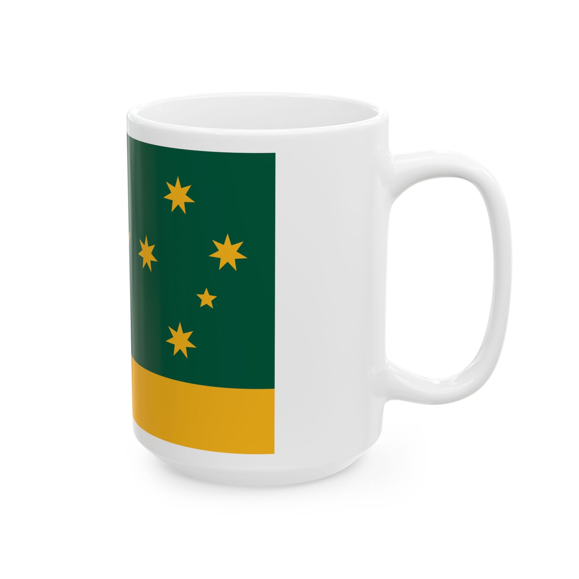 Peter Markwicks Proposal 2000 Australian Flag Proposal (Australia) White Coffee Mug-Go Mug Yourself