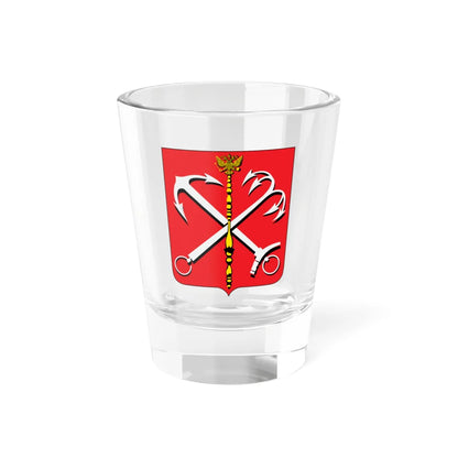 Petersburg coat of arms 1730 to 1856 (Russia) (Coat of Arms) Shot Glass 1.5oz 1.5oz - Go Mug Yourself