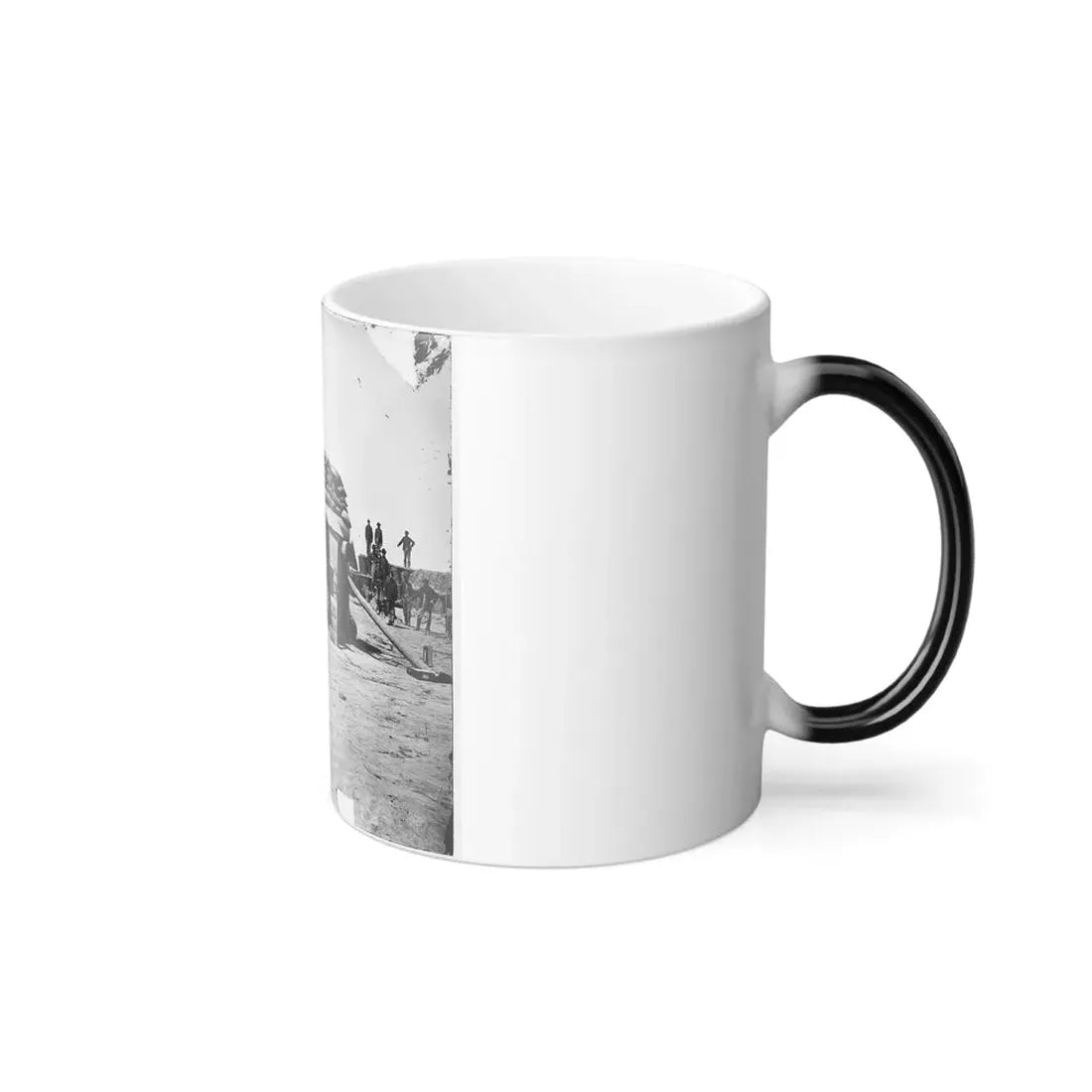 Petersburg, Va. Bomb-Proof Quarters, Fort Sedgwick ( Fort Hell ) (U.S. Civil War) Color Changing Coffee Mug 11oz - Go Mug Yourself
