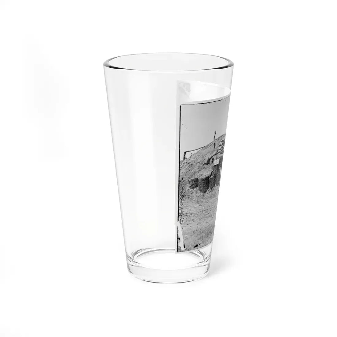 Petersburg, Va. Bomb-Proof Quarters, Fort Sedgwick ( Fort Hell ) (U.S. Civil War) Pint Glass 16oz - Go Mug Yourself