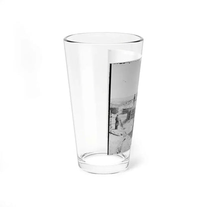 Petersburg, Va. Breastworks Of The Confederate Fort Mahone ( Fort Damnation ) (U.S. Civil War) Pint Glass 16oz - Go Mug Yourself
