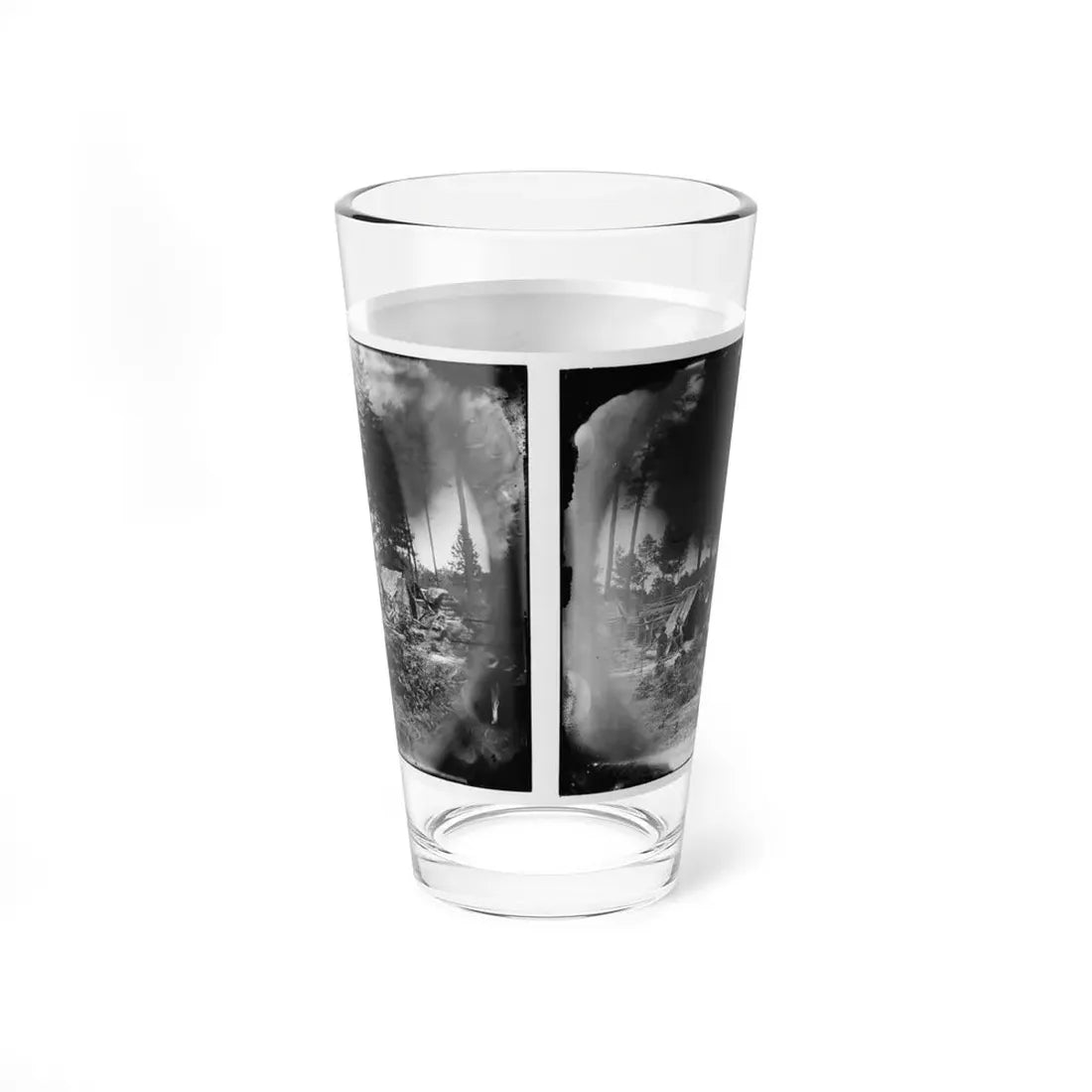 Petersburg, Va. Captured Confederate Encampment (U.S. Civil War) Pint Glass 16oz - Go Mug Yourself